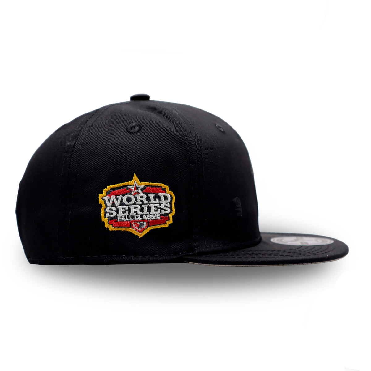 GORRA PLANA SOX NEGRO LOGO BLANCO